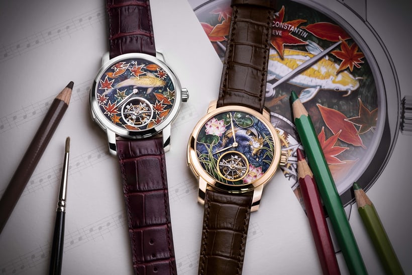 Đồng hồ Vacheron Constantin “La Musique du Temps” Les Cabinotiers Minute Repeater Tourbillon Four Seasons, phiên bản mùa thu và mùa hè